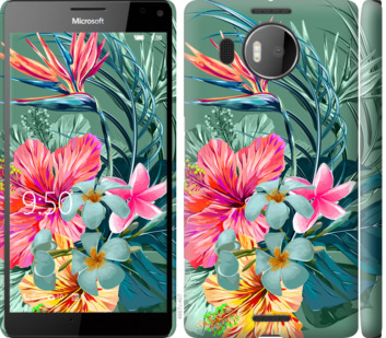 

Чохол Тропічні квіти v1 на Microsoft Lumia 950 XL Dual Sim 845396