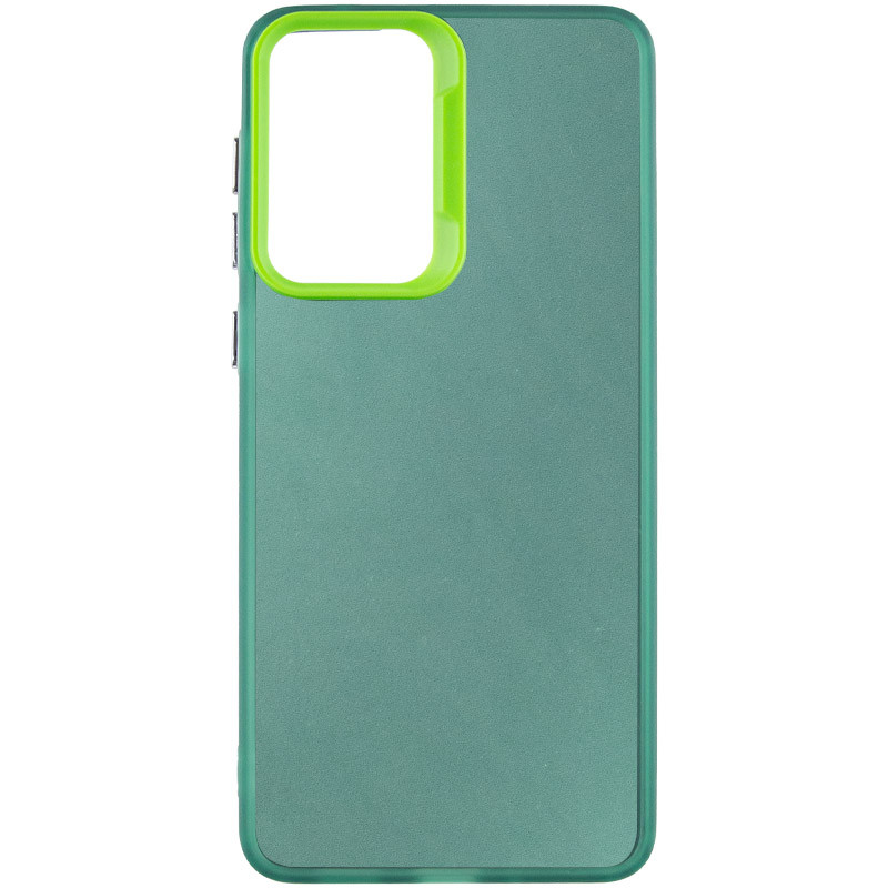 TPU+PC чехол Magic glow with protective edge для Samsung Galaxy S23 (Green)