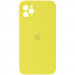 Чохол Silicone Case Square Full Camera Protective (AA) на Apple iPhone 11 Pro (5.8") (Жовтий / Bright Yellow)