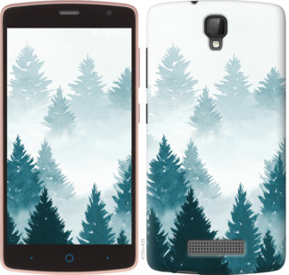 

Чехол Акварельные Елки для ZTE L5 863009