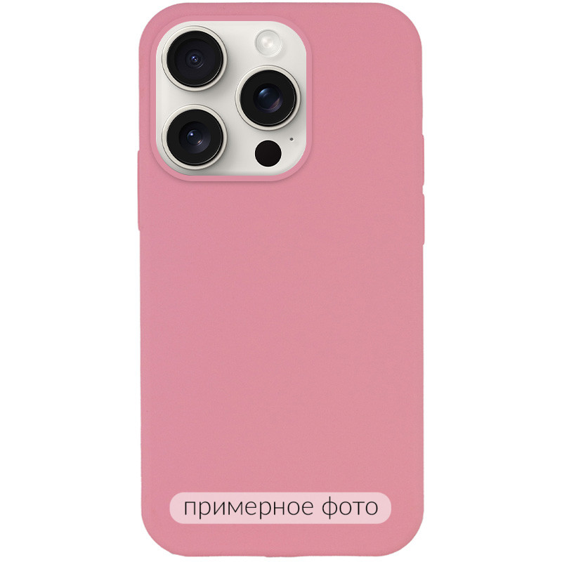 Чехол Silicone Case Full Protective (AA) NO LOGO для Apple iPhone 17 (6.3") (Розовый / Light pink)