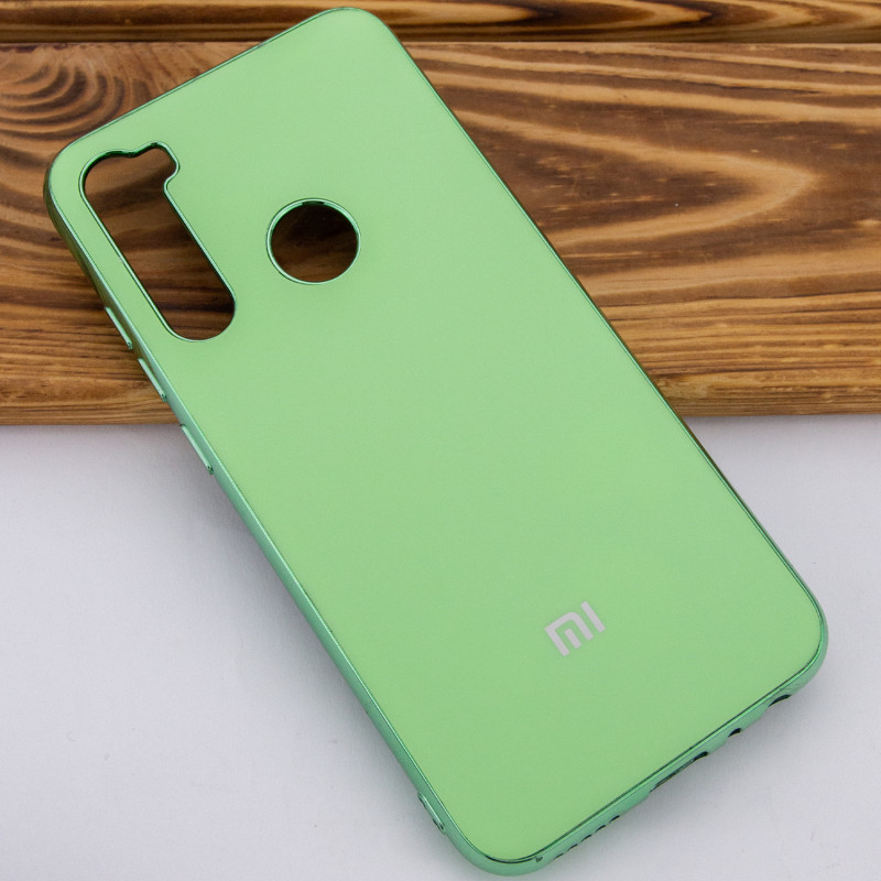 Фото TPU чехол Matte LOGO для Xiaomi Redmi Note 8 / Note 8 2021 (Зеленый / Light Green) на vchehle.ua