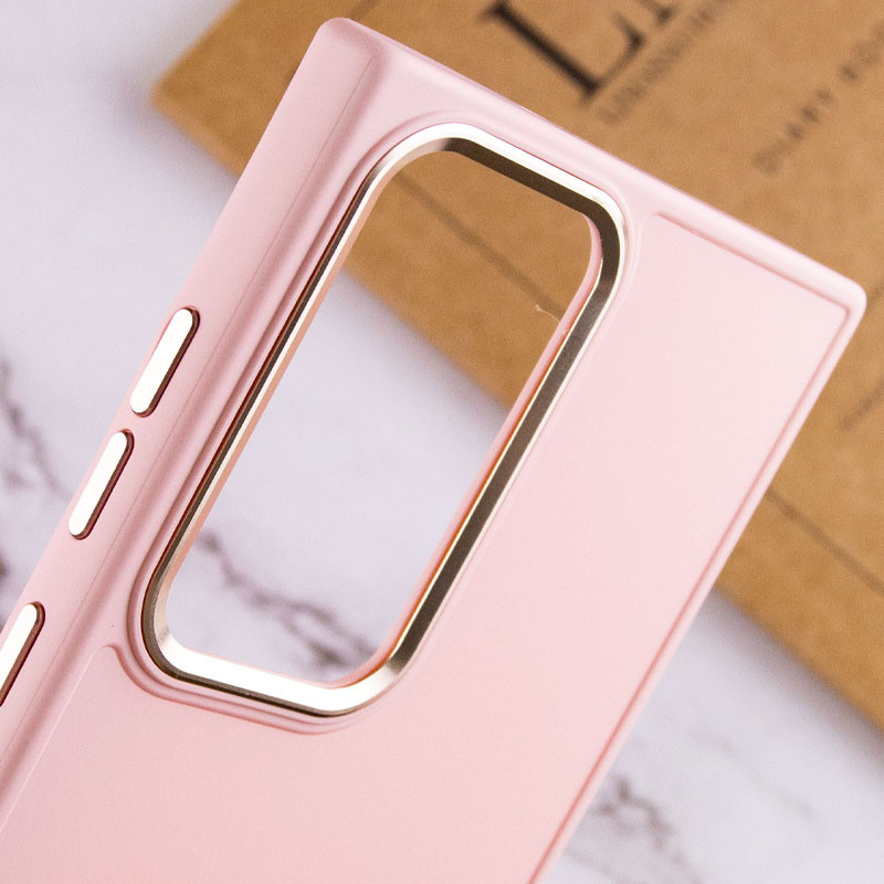 Замовити TPU чохол Bonbon Metal Style на Samsung Galaxy S23 Ultra (Рожевий / Light pink) на vchehle.ua