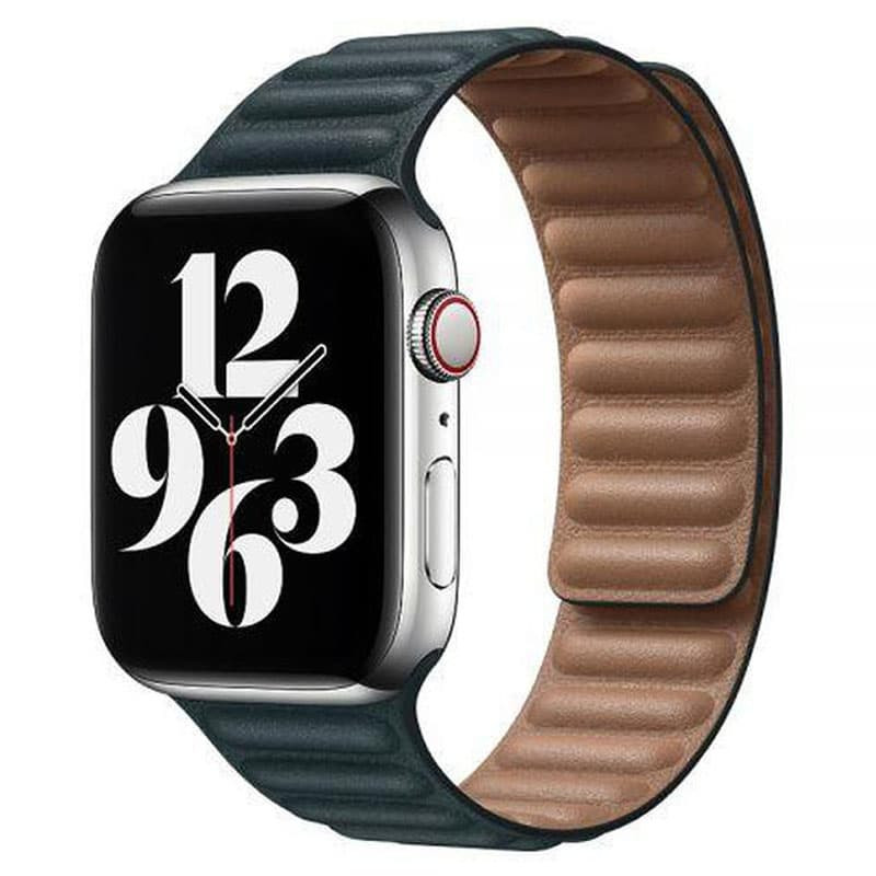 

Кожаный ремешок Leather Link для Apple watch 38mm/40mm (Синій / Navy blue) 1222967