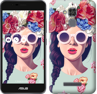

Чохол Дівчина з квітами на Asus ZENFONE 4 SELFIE / ZD553KL 583180
