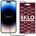 Защитное стекло SKLO 3D для Apple iPhone 15 Pro Max (6.7") (Черный)