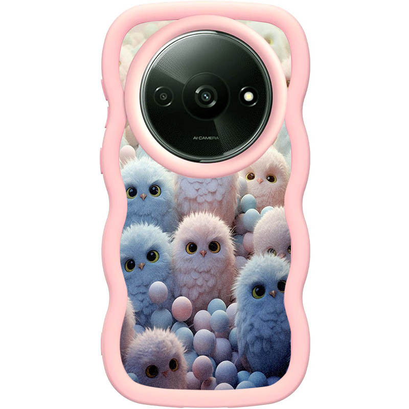 Чехол TPU Cloudy Pictures для Xiaomi Redmi A3 / Poco C61 4G (Owls)