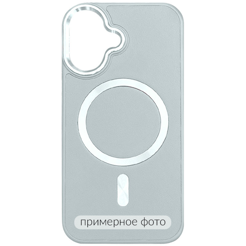 Кожаный чехол SnapCase with Magnetic Safe для Apple iPhone 16 Pro (6.3") (Grey)