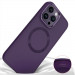 Купить TPU чехол Bonbon Metal Style with Magnetic safe для Apple iPhone 16 Pro (6.3") (Фиолетовый / Dark Purple) на vchehle.ua