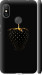 Чехол Черная клубника для Xiaomi Redmi Note 6 Pro