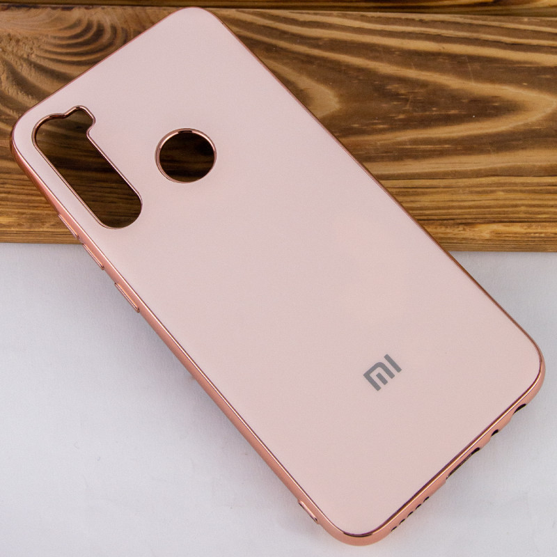 Фото TPU чохол Matte LOGO на Xiaomi Redmi Note 8 / Note 8 2021 (Рожевий / Rose Gold) на vchehle.ua