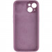 Фото Чохол Silicone Case Full Camera Protective (AA) NO LOGO на Apple iPhone 15 (6.1") (Ліловий / Lilac Pride) на vchehle.ua