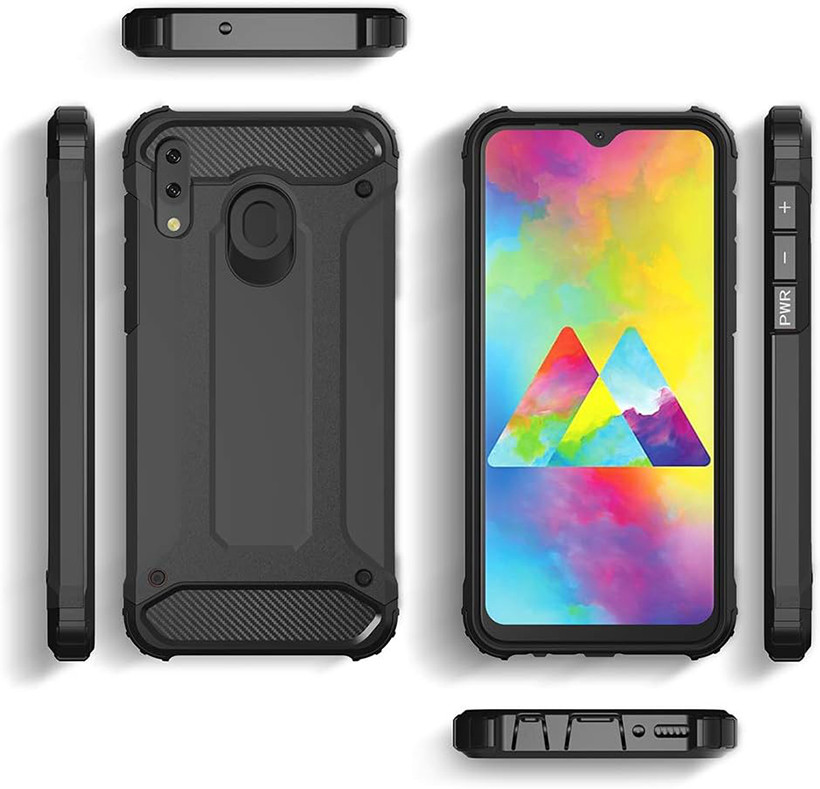 Броньований протиударний TPU+PC чохол Immortal на Samsung Galaxy A10s (Чорний) в магазині vchehle.ua