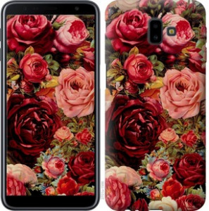 Чохол Квітучі троянди на Samsung Galaxy J6 Plus 2018