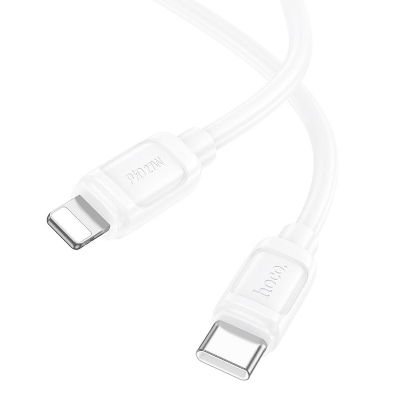 Фото Дата кабель Hoco X115 Surpass Type-C to Lightning 27W (1m) (White) в магазине vchehle.ua
