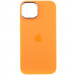 Фото Чохол Silicone Case Metal Buttons (AA) на Apple iPhone 14 (6.1") (Помаранчевий / Marigold) на vchehle.ua