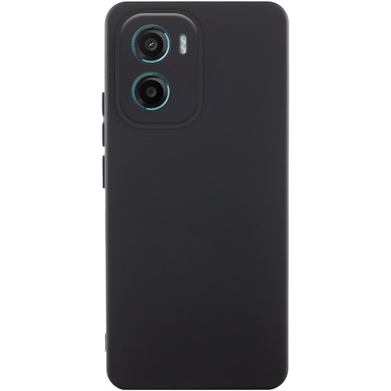 Чохол Silicone Cover Lakshmi Full Camera (AA) на Motorola Moto G05 / E15 4G (Чорний / Black)