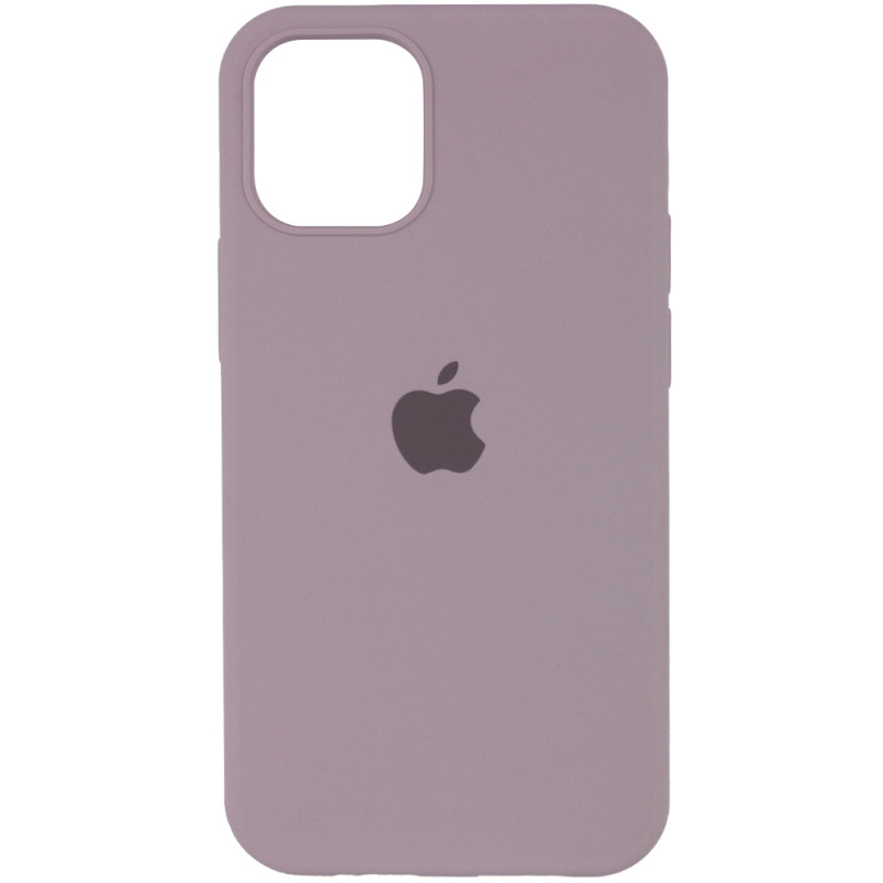 Чехол Silicone Case Full Protective (AA) для Apple iPhone 13 (6.1") (Серый / Lavender)