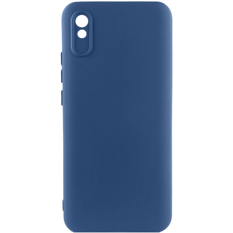 Чохол TPU GETMAN Liquid Silk Full Camera на Xiaomi Redmi 9A (Синій / Navy Blue)