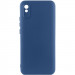 Чохол TPU GETMAN Liquid Silk Full Camera на Xiaomi Redmi 9A (Синій / Navy Blue)
