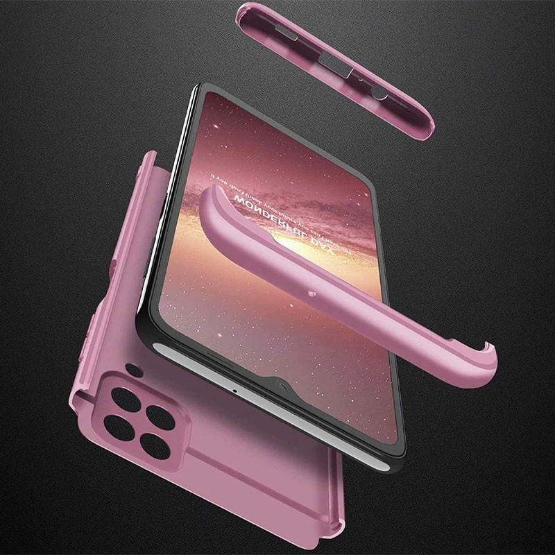 Фото Пластиковая накладка GKK LikGus 360 градусов (opp) для Samsung Galaxy A22 4G / M32 (Розовый / Rose Gold) в магазине vchehle.ua