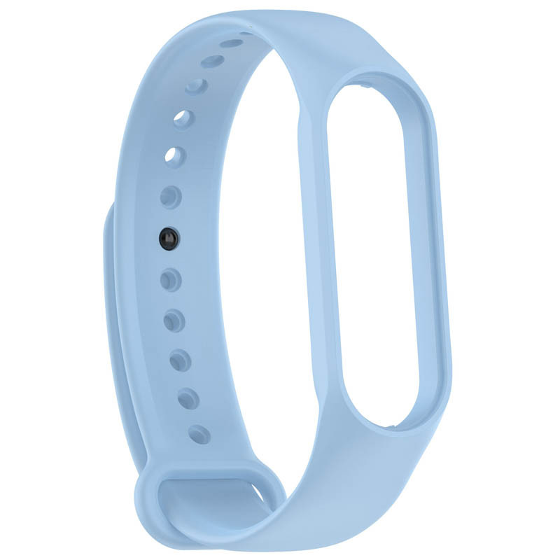 Фото Силиконовый ремешок для Xiaomi Mi Band 7/6/5/4/3 (Голубой / Light Blue) на vchehle.ua