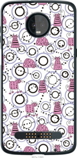 

Чехол Смешные коты для Motorola Moto Z3 1394209