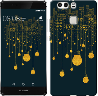 

Чехол Иллюстрация ночного города для Huawei P9 Plus 592441