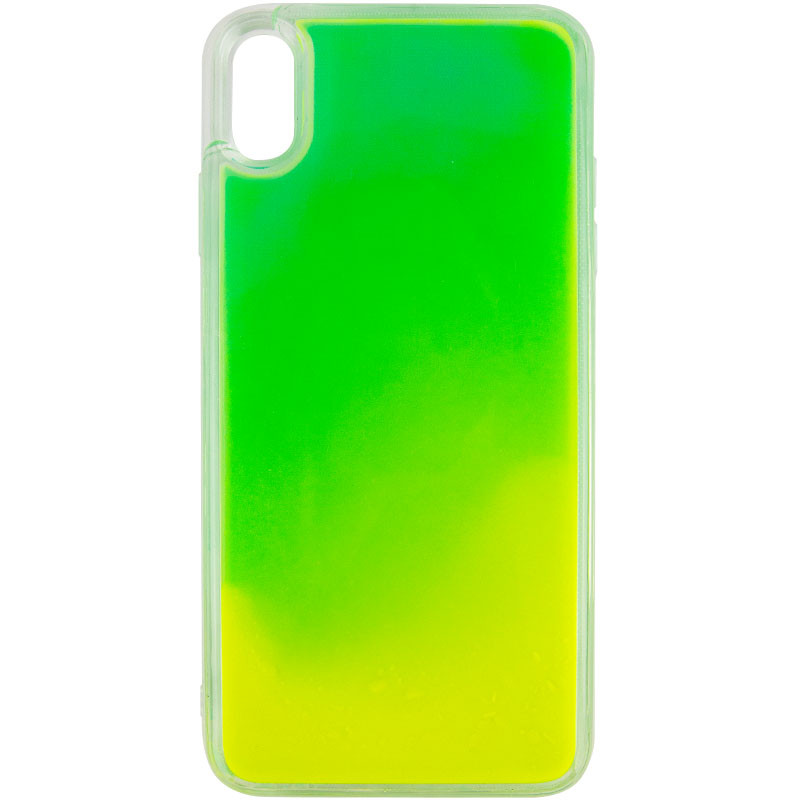 Фото Неоновий чохол Neon Sand glow in the dark на Apple iPhone XS Max (6.5") (Зелений) в маназині vchehle.ua
