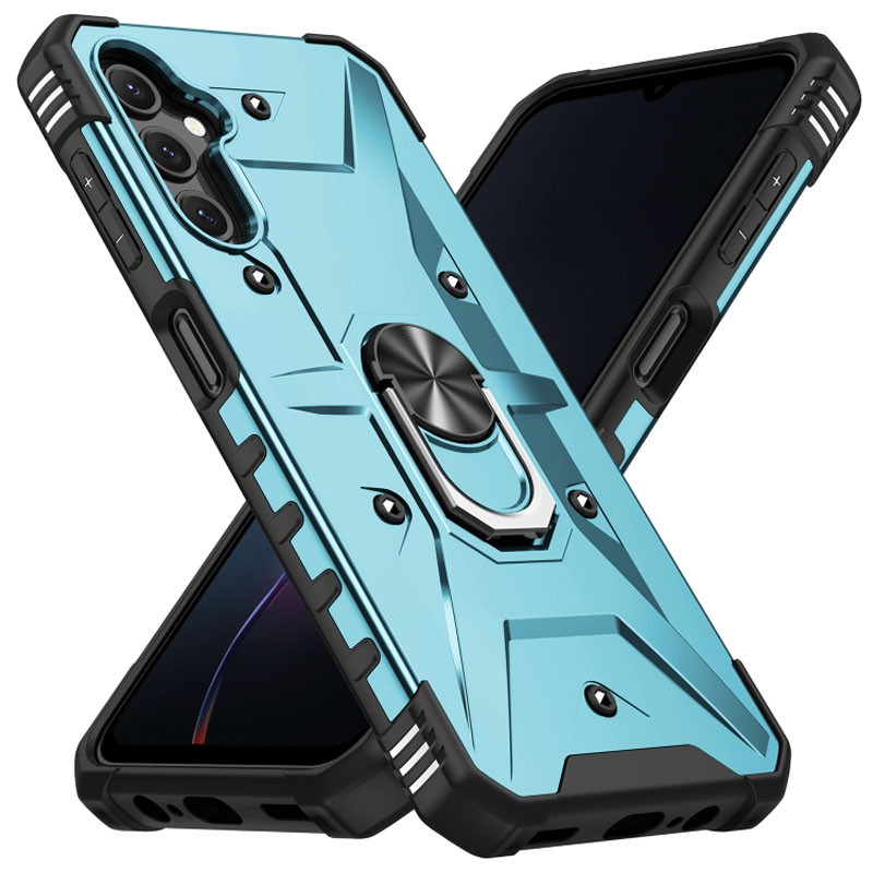 Ударостійкий чохол Pathfinder Ring на Samsung Galaxy A34 5G (Блакитний / Light Blue) в магазині vchehle.ua