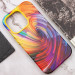 Купить Кожаный чехол Colour Splash with Magnetic Safe для Apple iPhone 13 Pro (6.1") (Orange / Red) на vchehle.ua