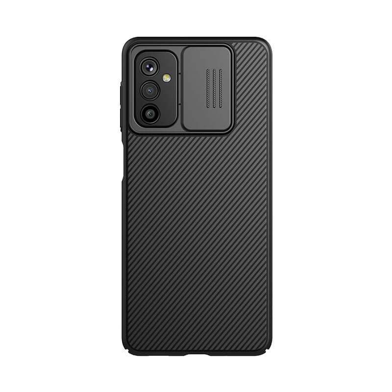 Карбонова накладка Nillkin Camshield (шторка на камеру) на Samsung Galaxy M52 (Чорний / Black)