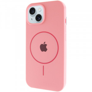 Чохол Silicone Case Full Protective (AA) with Magnetic Safe на Apple iPhone 14 (6.1")