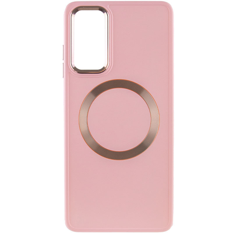 Фото TPU чехол Bonbon Metal Style with Magnetic safe для Samsung Galaxy A15 4G/5G / M15 5G (Розовый / Light Pink) на vchehle.ua