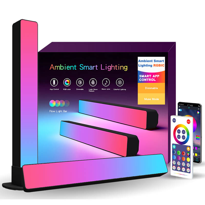 Настольная LED лампа RGB 5V Panel 3 Bluetooth dual pack USB interface with app (Black)