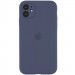 Чохол Silicone Case Full Camera Protective (AA) на Apple iPhone 12 (6.1") (Сірий / Lavender Gray)