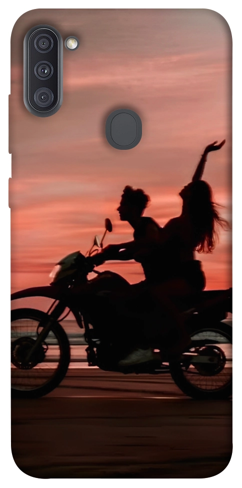 Чехол Moto couple для Galaxy A11 (2020)