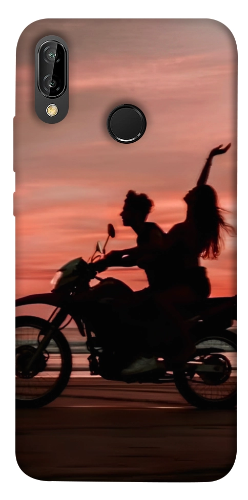 Чехол Moto couple для Huawei P20 Lite