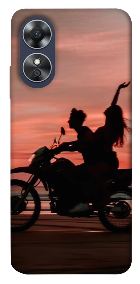 Чехол Moto couple для Oppo A17