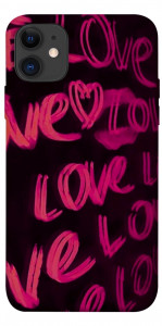 Чохол Neon love для iPhone 11