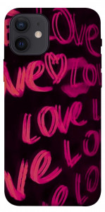 Чохол Neon love для iPhone 12