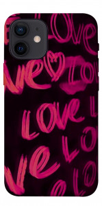 Чохол Neon love для iPhone 12 mini