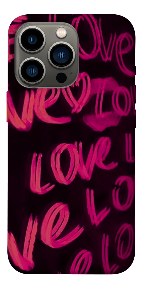 Чохол Neon love для iPhone 13 Pro