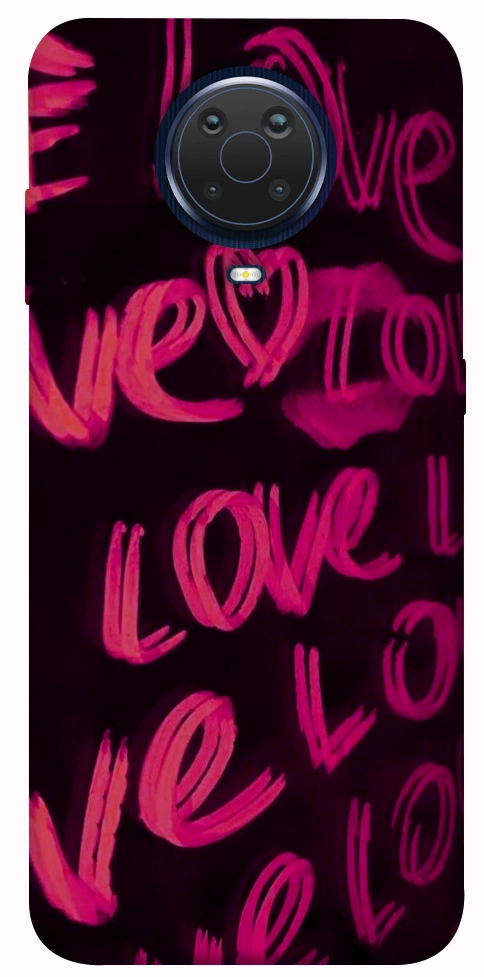 Чехол Neon love для Nokia G20