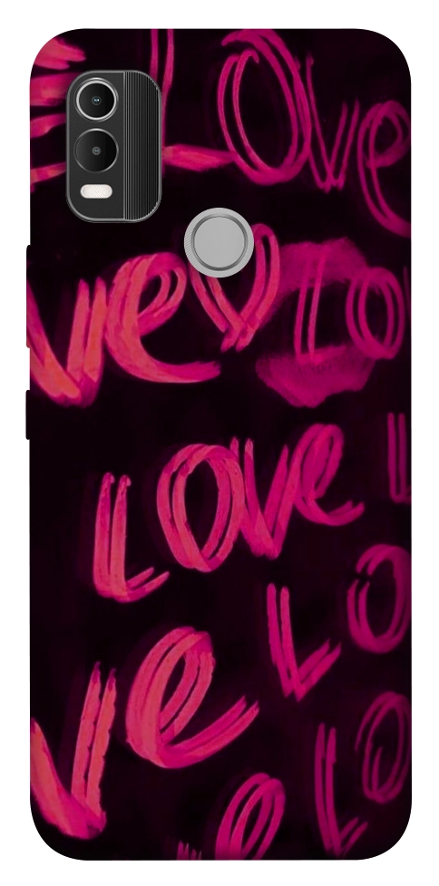 Чехол Neon love для Nokia C21 Plus