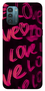 Чохол Neon love для Nokia G21