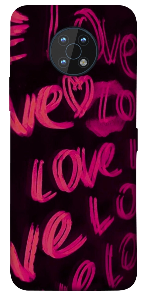 Чехол Neon love для Nokia G50