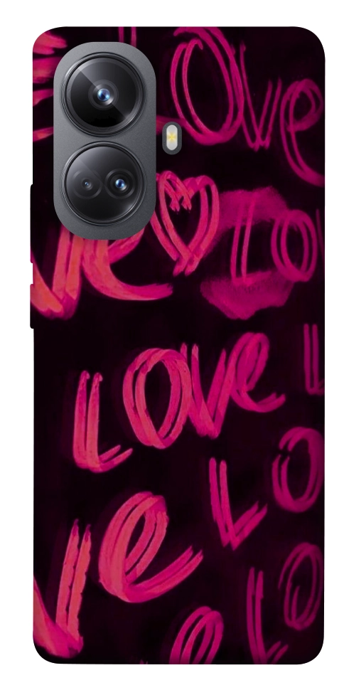 Чохол Neon love для Realme 10 Pro+