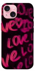 Чехол Neon love для iPhone 15