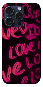 Чехол Neon love для iPhone 15 Pro